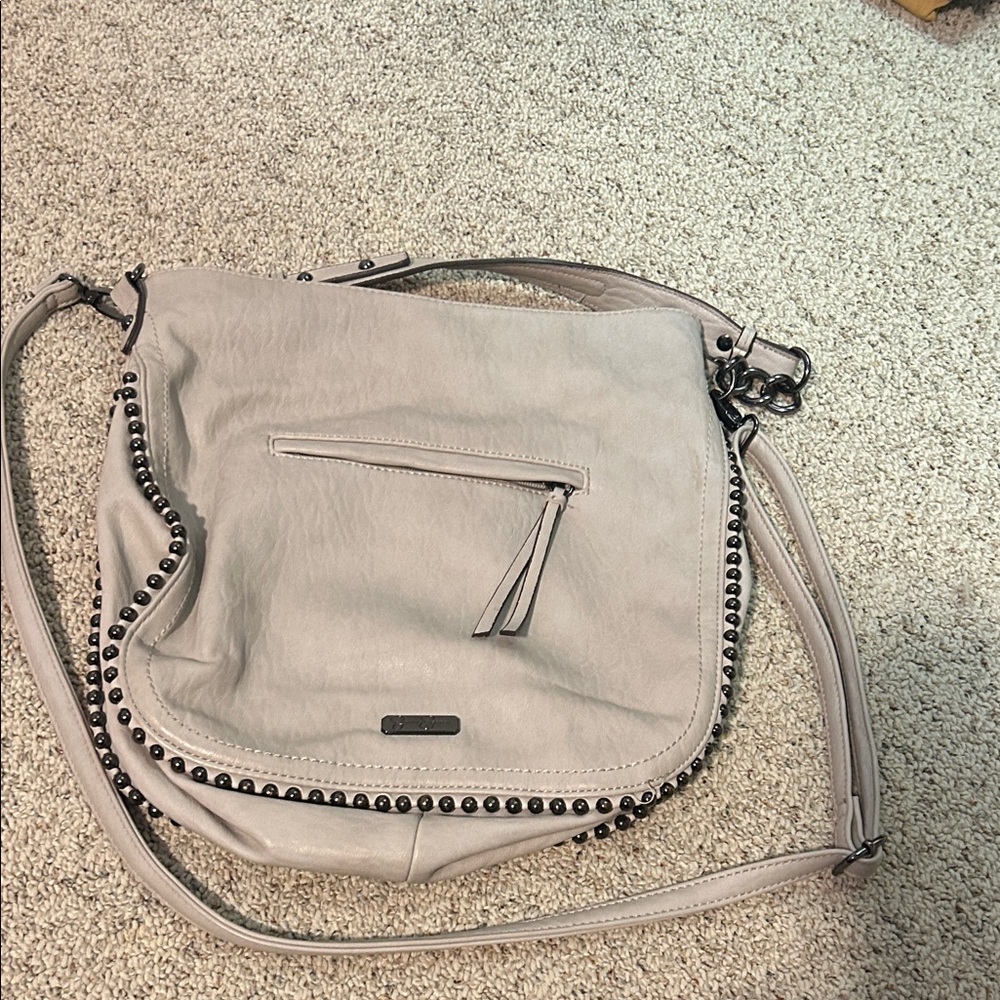 Jessica Simpson Light Gray Crossbody Bag